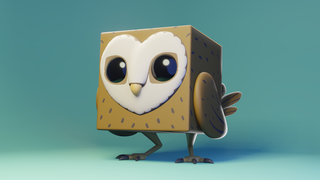 Preview of Owl Cube Render