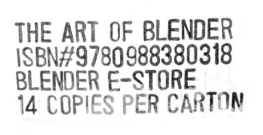 Preview of decal box label art of blender